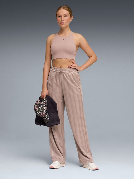 Puma Damen Jogginghosen Ausgestellt Beiges