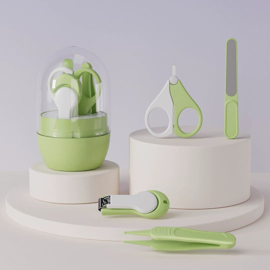 Alista Home Set Îngrijire Unghii Pentru Bebe Verde 4 Bucăți