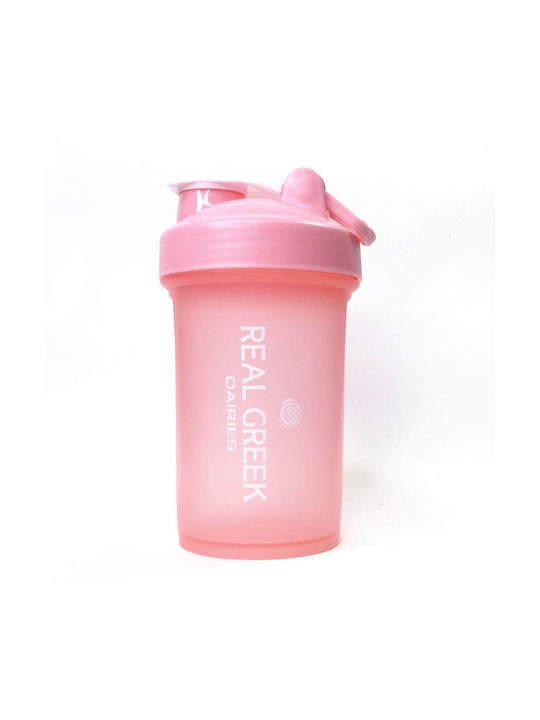 Real Greek Dairies Shaker Πρωτεΐνης 500ml Πλαστικό Ροζ Real Greek Dairies Shaker Πρωτεΐνης 500ml Πλαστικό Ροζ