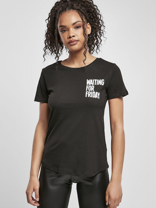 Waiting For Friday Γυναικείο T-shirt Μαύρο