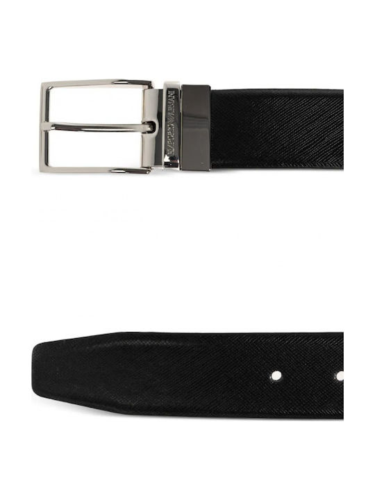 Herren Gürtel Leder Schwarz