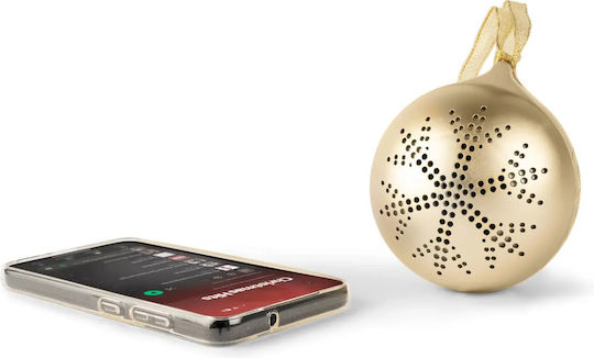 Bigben Interactive Christmas Bauble Gold Ηχείο Bluetooth 3W Χρυσό