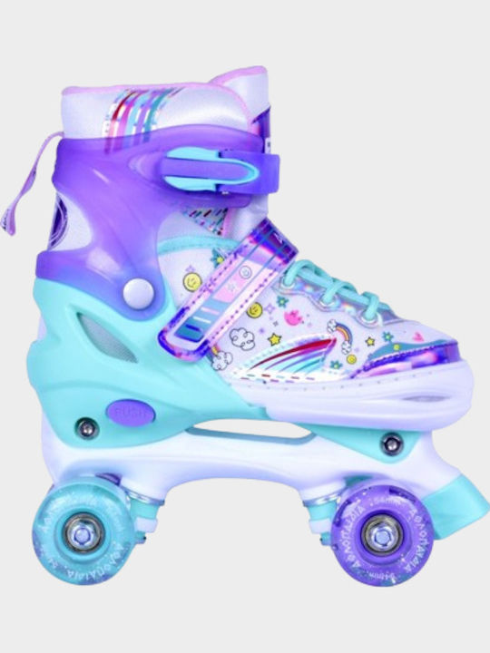 Αθλοπαιδιά Quad / Inline Αυξομειούμενα Rollers Πράσινα Παιδικά