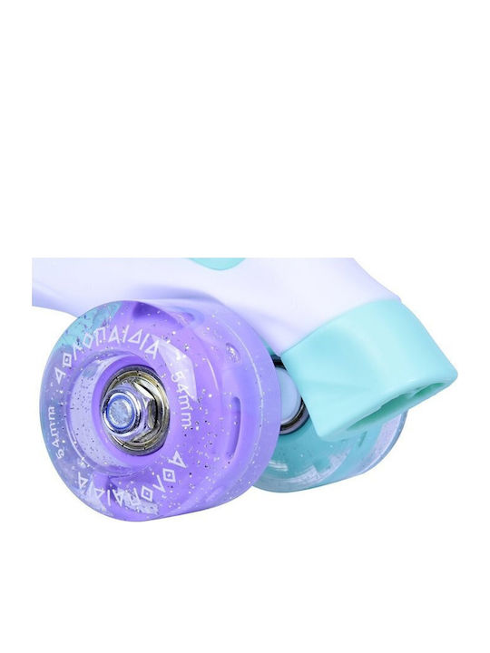 Αθλοπαιδιά Inline Αυξομειούμενα Rollers Τιρκουάζ Παιδικά