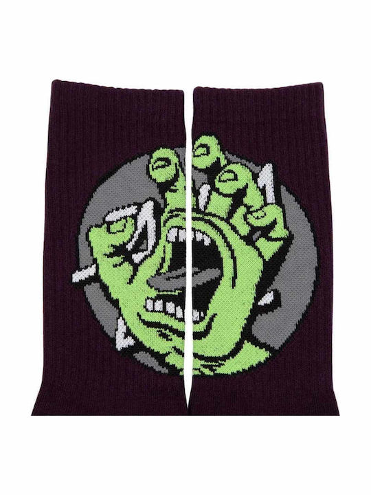 Santa Cruz Hand Weihnachten Socken Schwarz