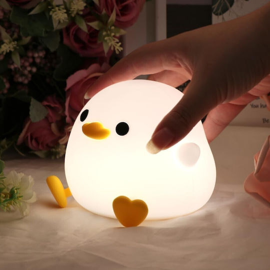 Alista Home Led Παιδικό Διακοσμητικό Φωτιστικό Αφής Λευκό 12.2x10.5x9.2εκ.