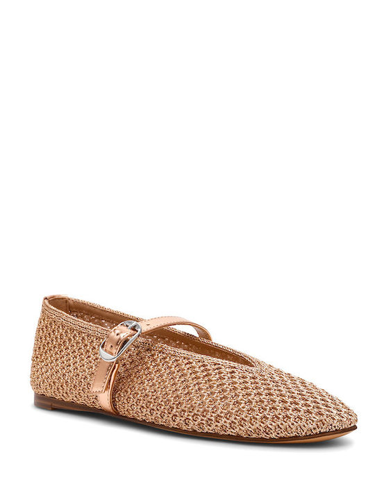 Steve Madden Women's Ballerina Shoes in Rose Gold Color