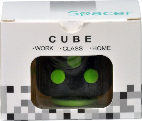 Spacer Fidget Cube Μαύρο