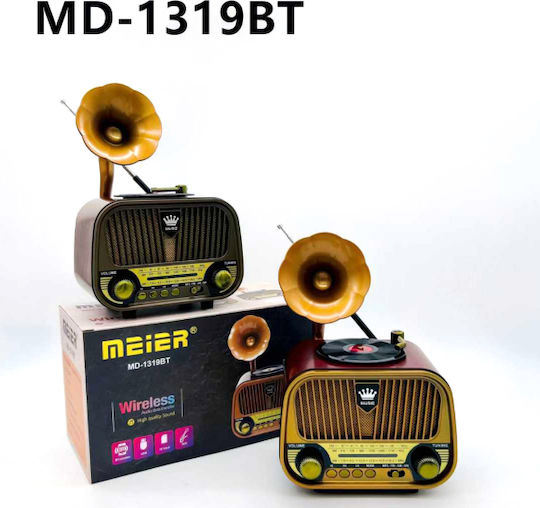 MD-1319BT Retro Tischplatte Radio mit Bluetooth und USB