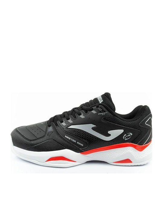 Joma Master Ανδρικά Παπούτσια Padel για Χωμάτινα Γήπεδα Μαύρα