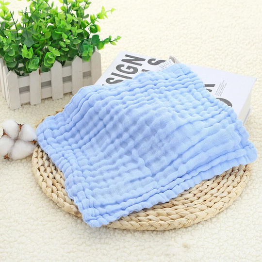 Alista Home Shoulder Burp Cloth Cotton Blue 30x30cm