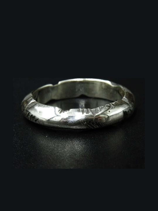 Damenring mit Steinen aus Silber