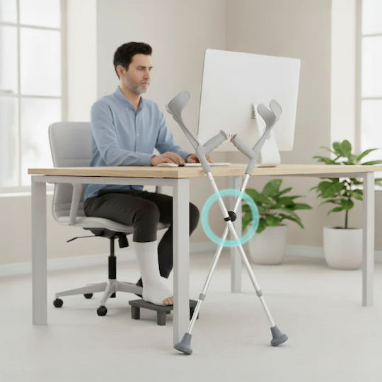 Adjustable Crutch Fall Prevention Support