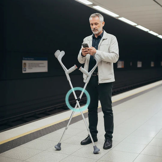 Adjustable Crutch Fall Prevention Support