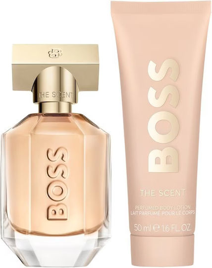 Boss The Scent For Her Дамски Комплект с Лосион за Тяло