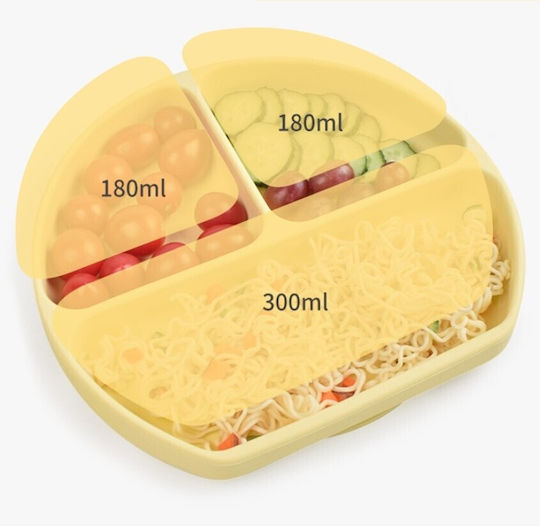 Alista Home Alista Home Baby- und Kinder-Essgeschirr aus Gelbem Silikon 5 Stück