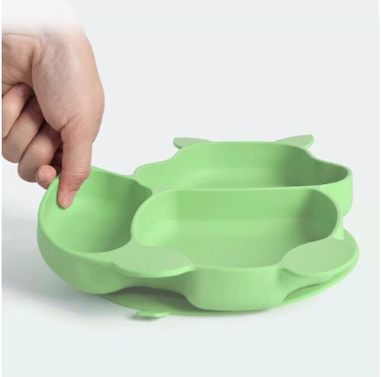 Alista Home Alista Home Baby- und Kinder-Essgeschirr aus Silikon Grünes 6er-Set
