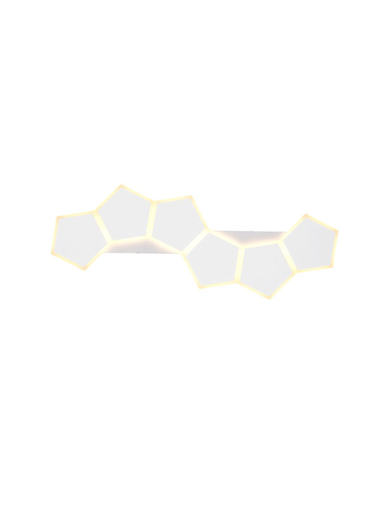 Trio Lighting Zaya Πλαφονιέρα Οροφής Λευκή