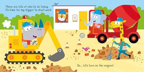 Let's Go On A Digger - Usborne Publishing Ltd - Board Book