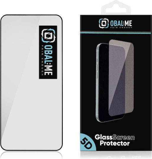 Obal:Me 5D Tempered Glass Μαύρο (Motorola Edge 50 Neo / Edge 60 Neo)