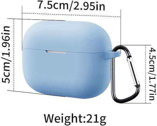 Калъф Силиконов С Кука В Зелен Цвят За Huawei FreeBuds SE 4