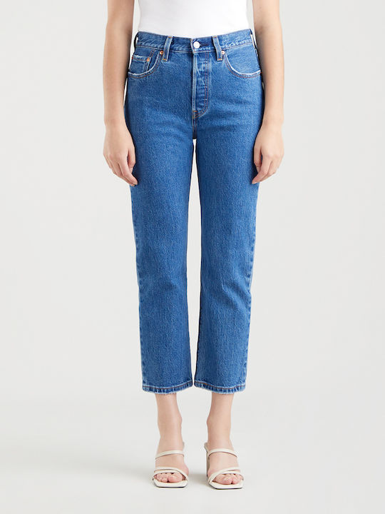 501 High Waist Women's Jean Trousers in Boyfriend Fit STONE WASH