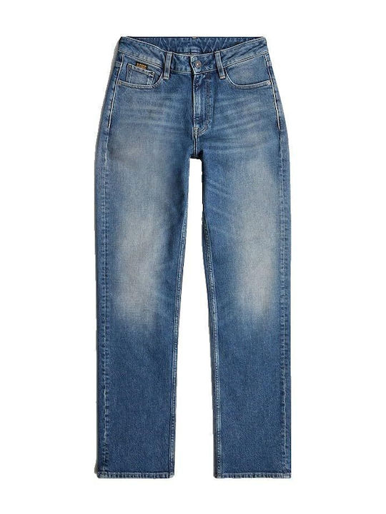 Γυναικείο Jean Παντελόνι σε Ίσια Γραμμή Medium Aged Denim