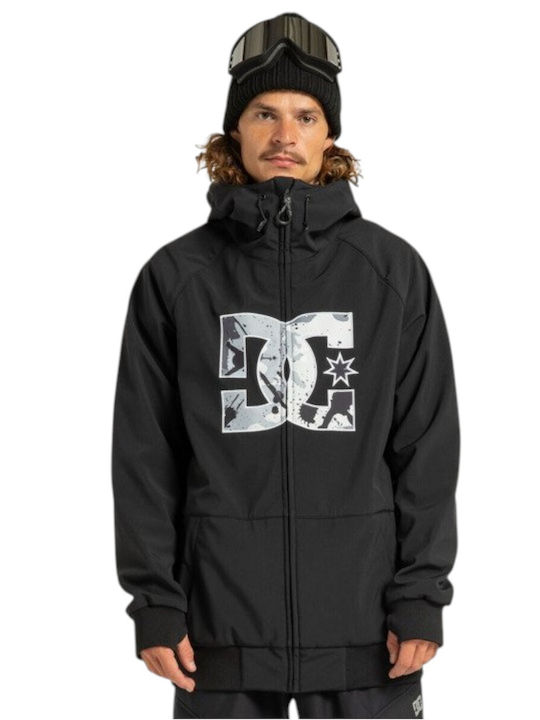 DC Spectrum ADYTJ03083-KVA0 Ανδρικό Μπουφάν Soft Shell για Σκι & Snowboard Μαύρο