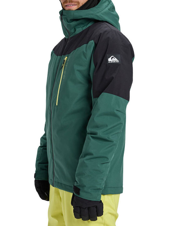 Quiksilver Titano EQYTJ03513-TKR Ανδρικό Μπουφάν για Σκι & Snowboard Πράσινο