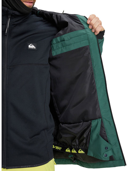 Quiksilver Titano EQYTJ03513-TKR Ανδρικό Μπουφάν για Σκι & Snowboard Πράσινο
