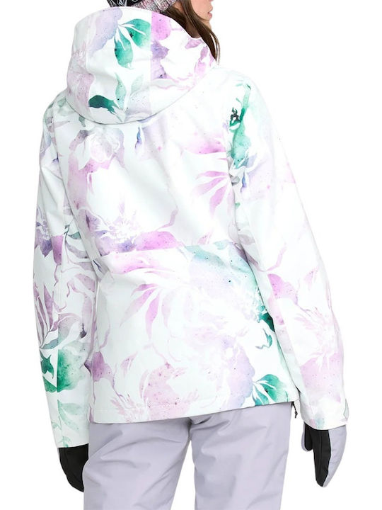 Volcom Bolt Insulated H0452609-WHT Γυναικείο Μπουφάν για Σκι & Snowboard Λευκό