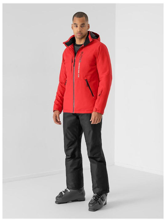 4F Men's Ski & Snowboard Jacket Red H4Z21-KUMN003-61S