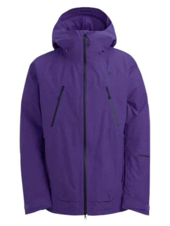 Burton 304111049C Ανδρικό Μπουφάν Gore-Tex για Σκι & Snowboard Μωβ