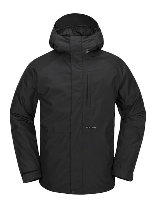 Volcom Dua G0652507-BLK Ανδρικό Μπουφάν Gore-Tex για Σκι & Snowboard Μαύρο