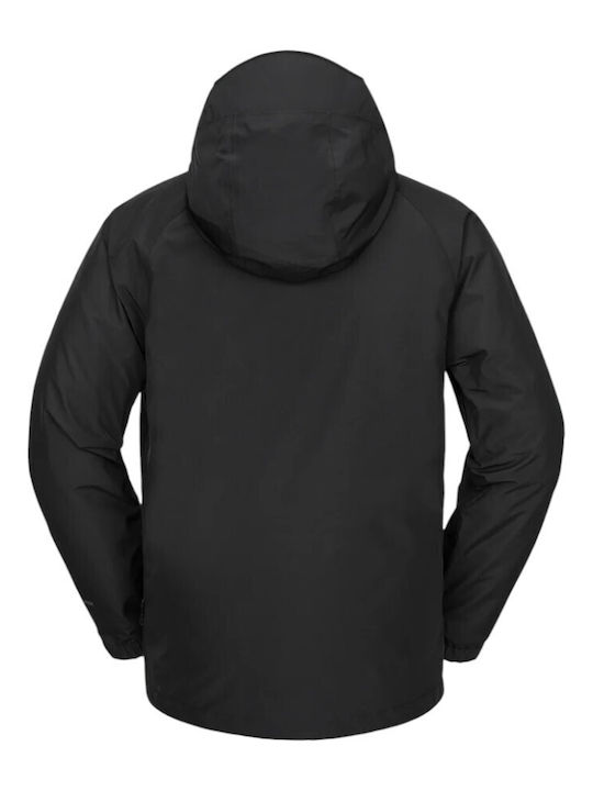 Volcom Dua G0652507-BLK Ανδρικό Μπουφάν Gore-Tex για Σκι & Snowboard Μαύρο