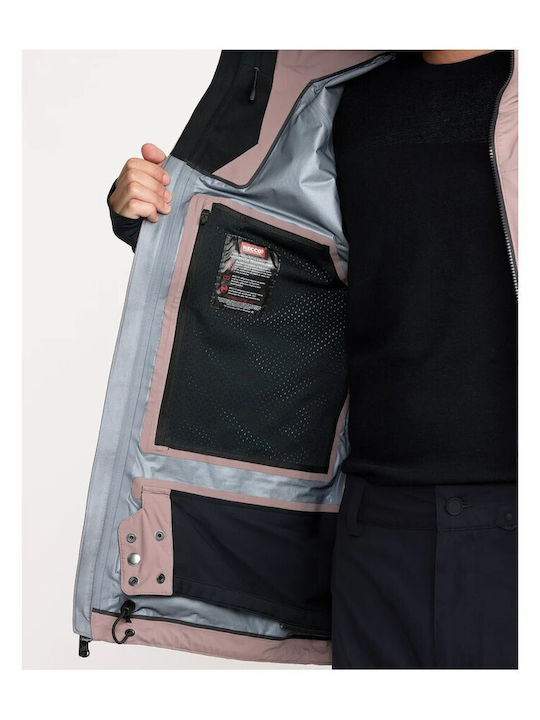 Volcom Stretch G0652600-MVE Ανδρικό Μπουφάν Gore-Tex για Σκι & Snowboard Μωβ