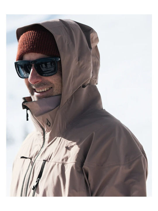 Volcom Stretch G0652600-MVE Ανδρικό Μπουφάν Gore-Tex για Σκι & Snowboard Μωβ