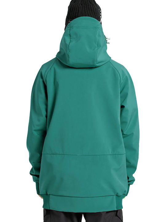 DC Spectrum Men's Soft Shell Ski & Snowboard Jacket Green ADYTJ03083-BTG0