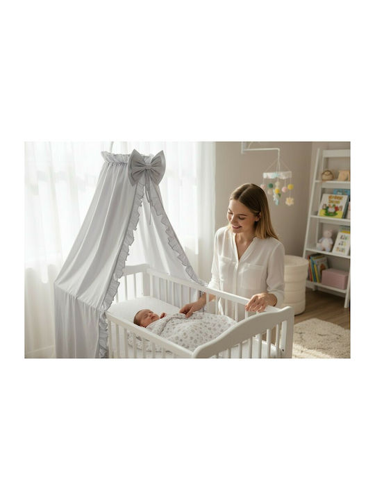 MimiNu Plasă Împotriva Țânțarilor Bebe Pentru Pătuț Gri