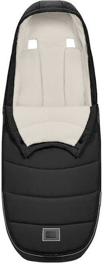 Cybex Platinum Stroller Footmuff Waterproof Sepia Black With Fleece Lining