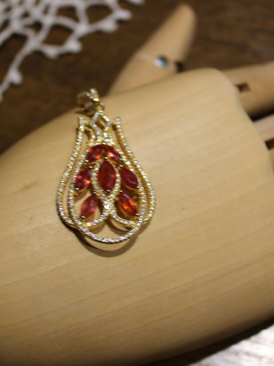 Silver Pendant Natural Cubic Zirconia Sapphires 925 2 Silver Pendant Natural Cubic Zirconia Sapphires 925 2
