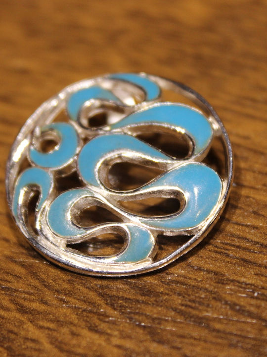 925 Silver Delicate Enamel Pendant
