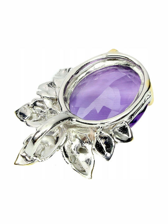 Songea Ringe 925 Silber Natürliche 17ct Amethyst Saphire