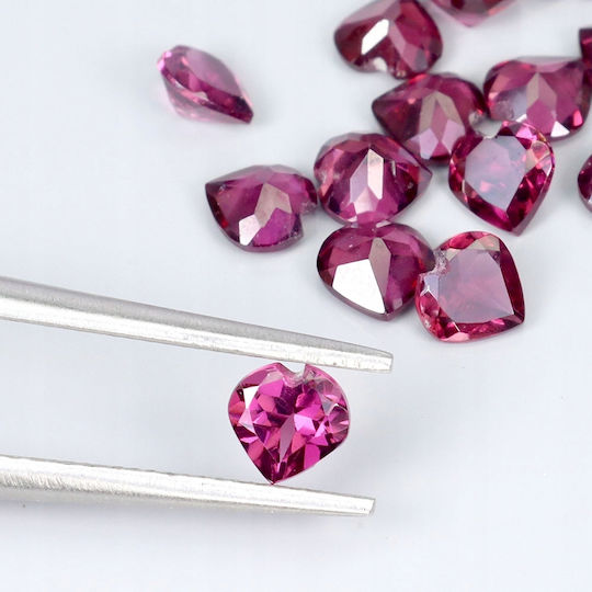 Rhodolite Granat Natürliche Steine 5.51ct 20 Stück Herzschliff