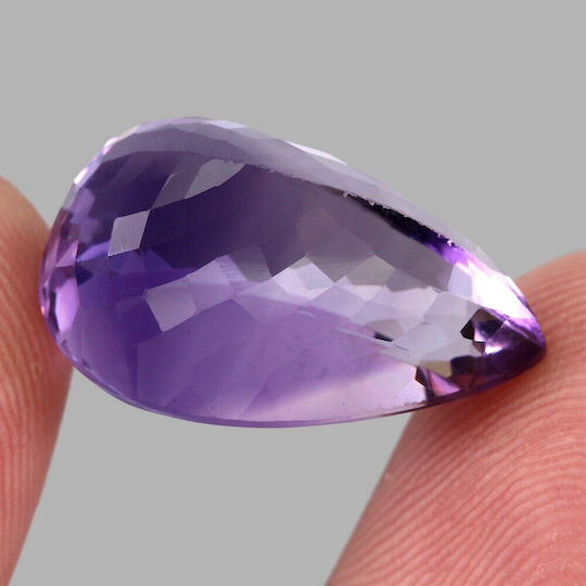 Пръстен с Натурален Камък Аметист Vvs 24.01ct