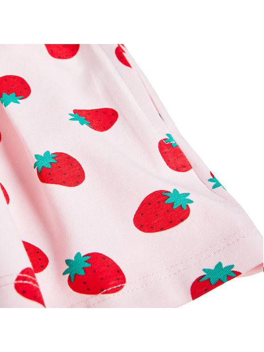 Set Pentru Copii Cu Pantaloni Scurți De Vară 2 Bucăți Portocalii