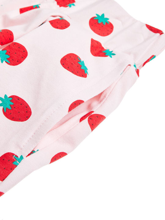 Set Pentru Copii Cu Pantaloni Scurți De Vară 2 Bucăți Portocalii