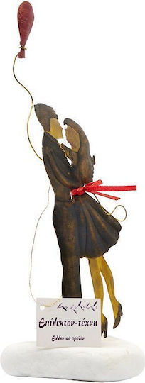 Epilekton Art 01-756 Handmade Tabletop Decor Brass Pair 8x24