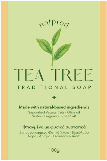 Natprod Tea Tree Μπάρα Σαπουνιού με Ελαιόλαδο 100gr