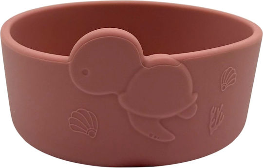 Dodo's Land Dodo's Land Baby & Kids Feeding Set Silicone with Anti-Slip Base Pink 3 Pieces for 6+ Months